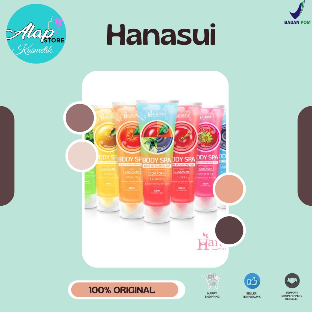 Hanasui Bodyspa - Rice - Aloe - Rainbow