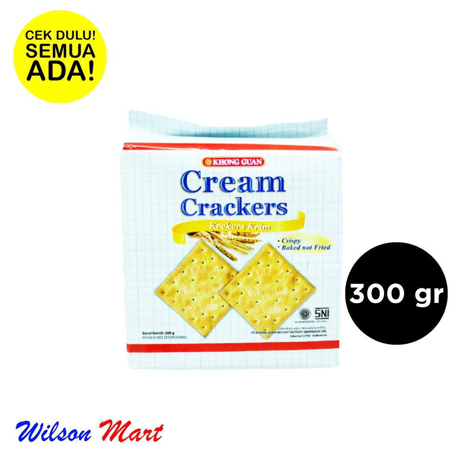 

KHONG GUAN CREAM CRACKERS 300 GRAM