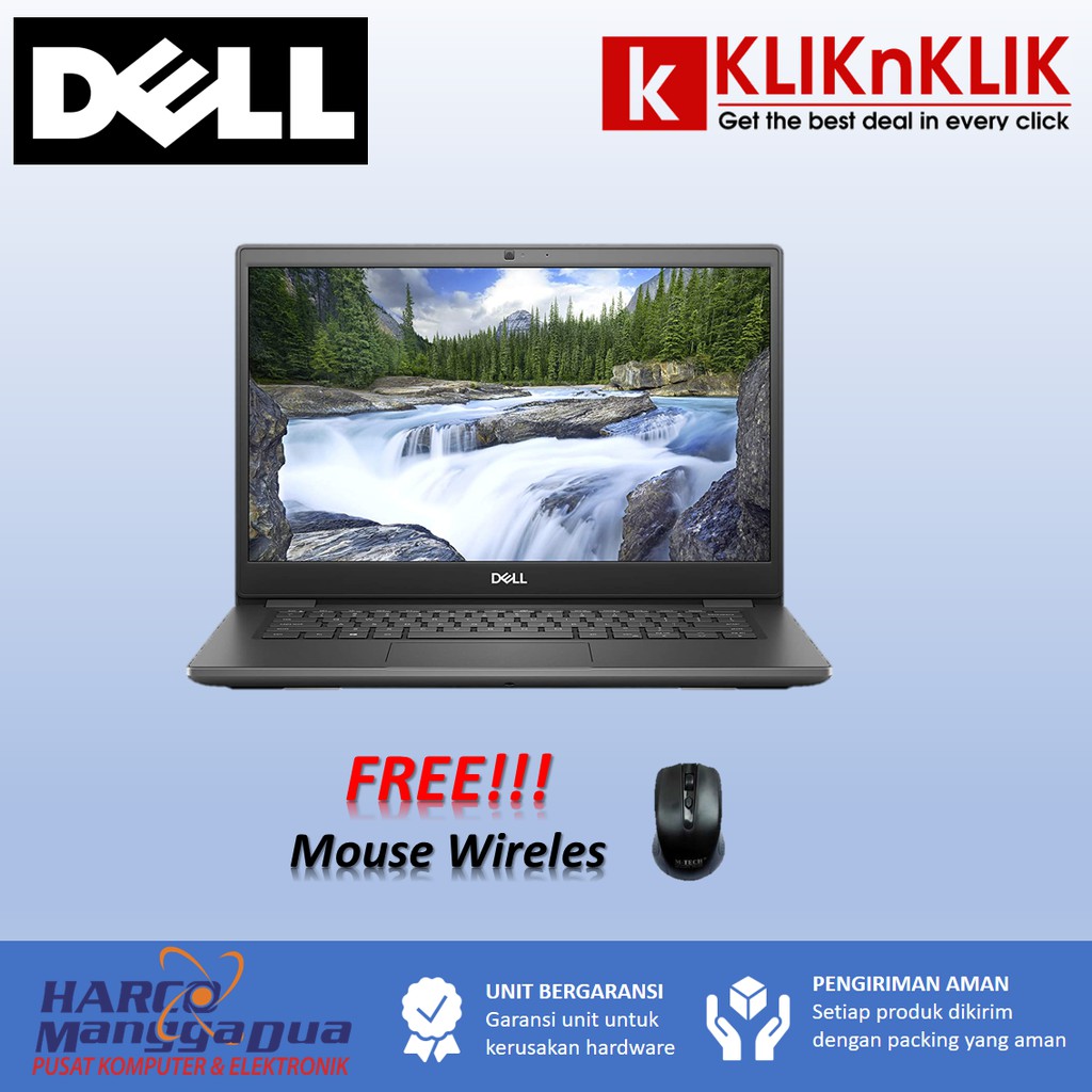 Laptop Dell Lattitude 3410 Intel Core i3-10110U Black