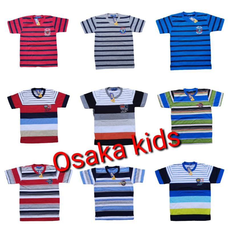 Kaos domino krah dan oblong anak tanggung laki laki