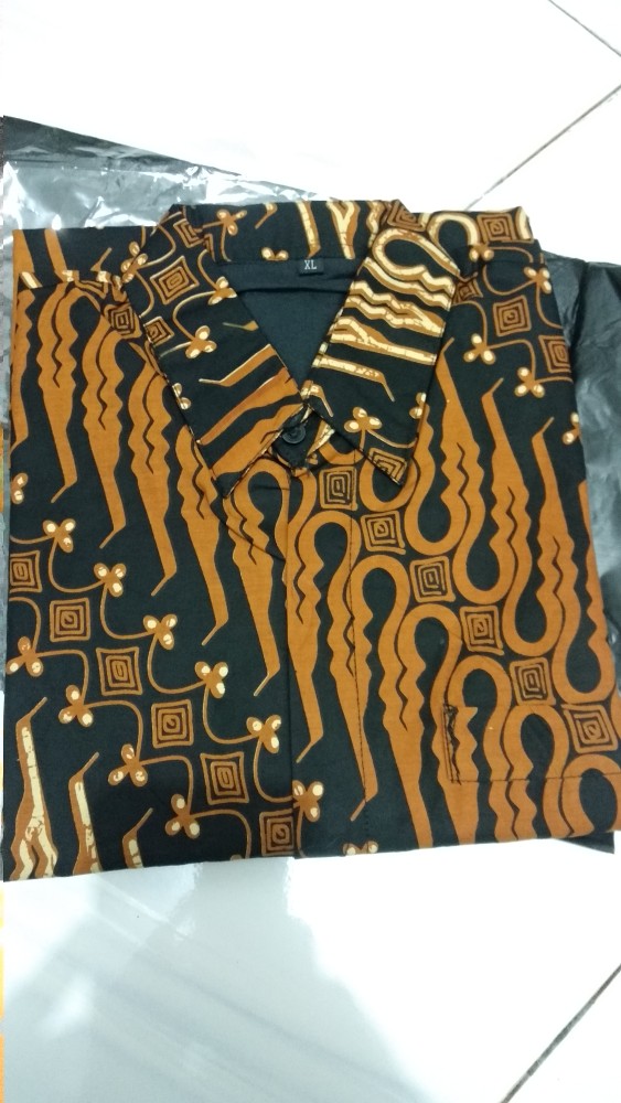 Parang Curigo Pendek Kemeja Batik Pria Full Furing Bahan Katun Primisima