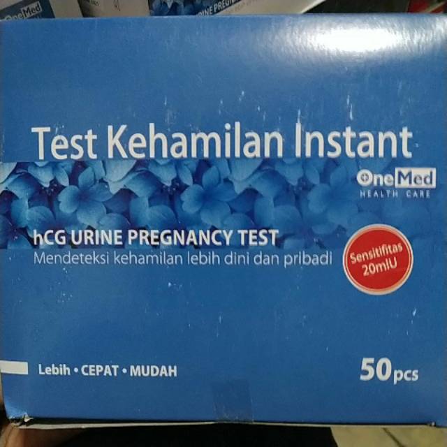 Hcg Strip Onemed PER BOX/tespek/ tes kehamilan merk one med