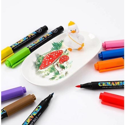

Produk Terbaru Acrylic Paint Brush Pen For Ceramic/Rock/Glass/Porcelain/Wood/Fabric