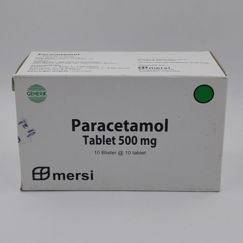 Jual Paracetamol Mersi 1 Box 10 Strip - 100 Tablet | Shopee Indonesia