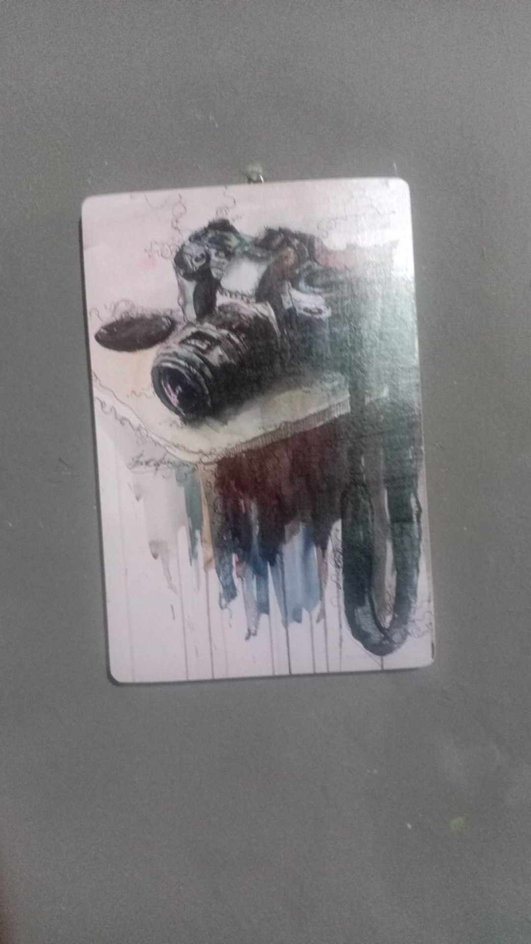 Walldecor Dekorasi  Kayu Poster Vintage Ukuran 20x30cm/ Lukisan Kamera