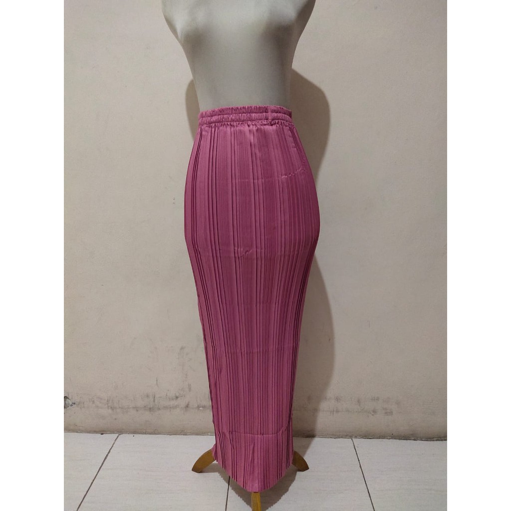 SB Collection Rok Plisket kerny Maxi Panjang Polos Wanita