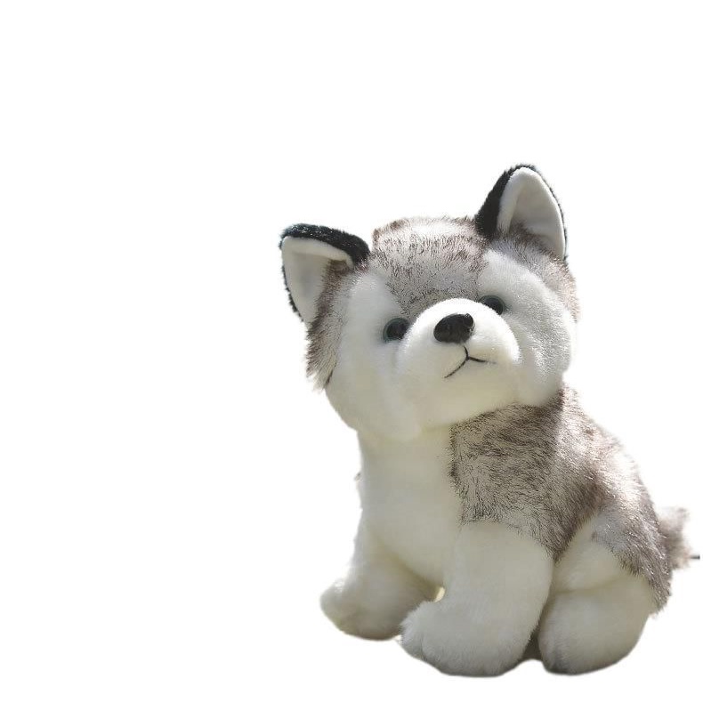 MAINAN BONEKA ANJING HUSKEY PUPPY DOG IMPOR