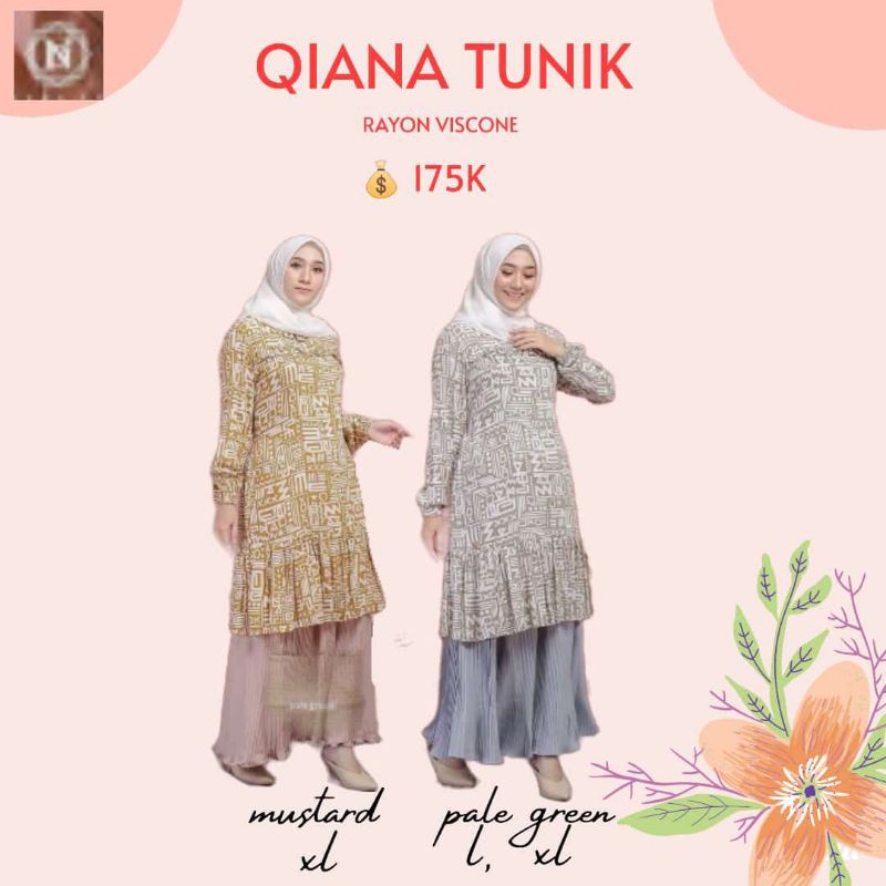 QIANA TUNIK BY NADHEERA LUXURY || INAYAHHIJAB STORE