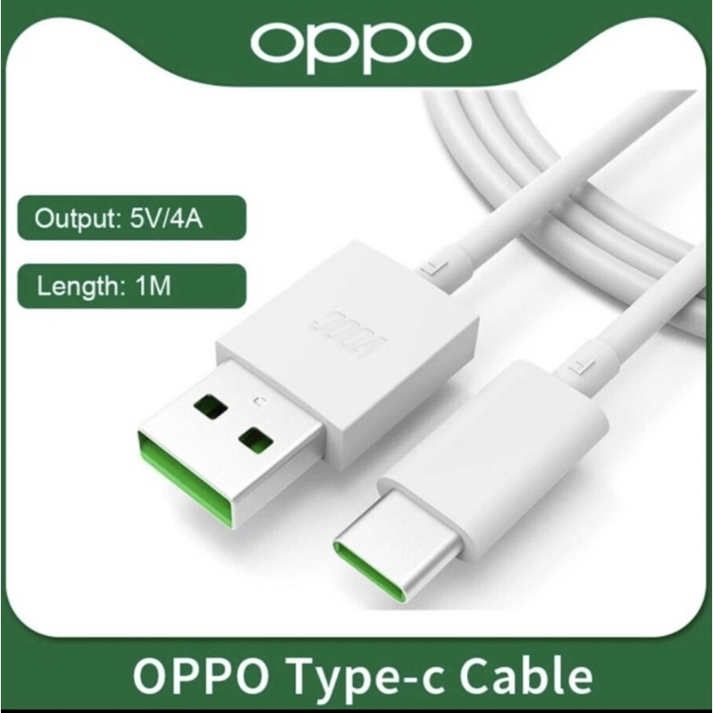 kabel data casan oppo VOOC Type C R15 A5 2020 A9 2020 A91 support VOOC