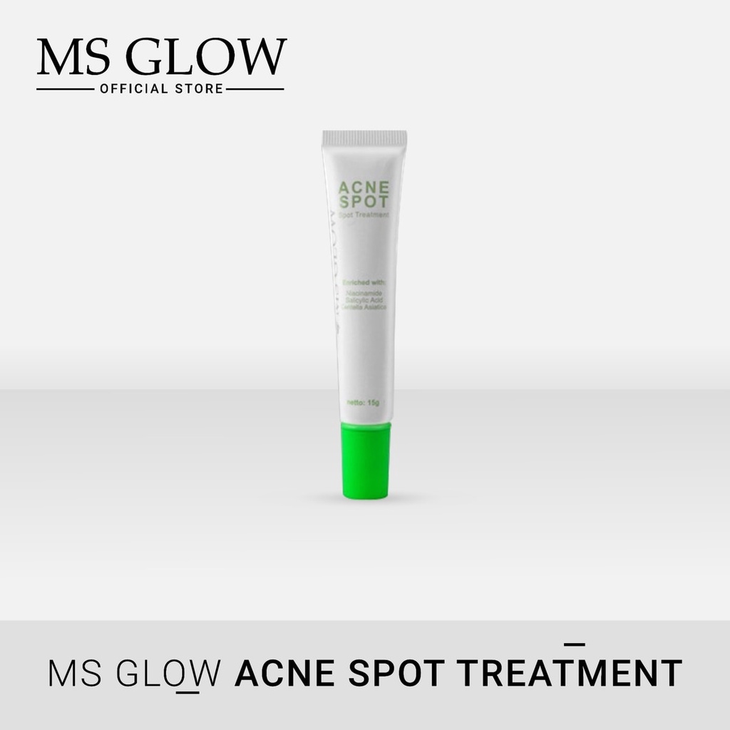 ✨ AKU MURAH ✨ MS GLOW ACNE SPOT TREATMENT 15 gr BPOM