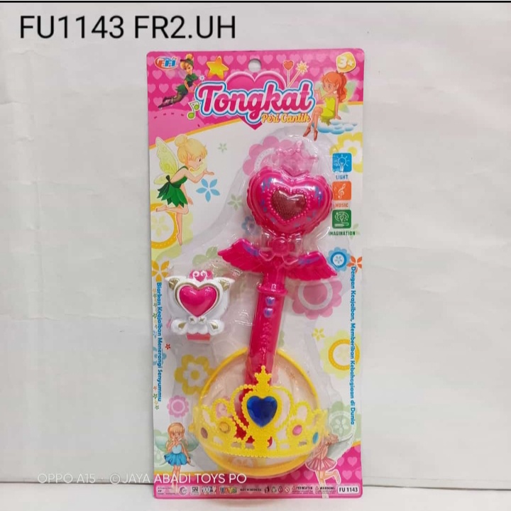 FU 1143 - Mainan Tongkat Peri dan Mahkota Ratu Fairy Wand And Crown FU1143