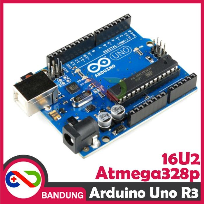 UNO R3 ATMEGA328P DIP ATMEGA 16U2 COMPATIBLE TANPA KABEL ARDUINO