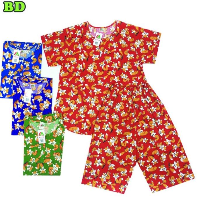 Satuan Baju Tidur Merlin Katun Babydoll Dewasa