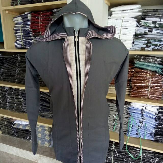baju koko semi gamis tudung pria al izza