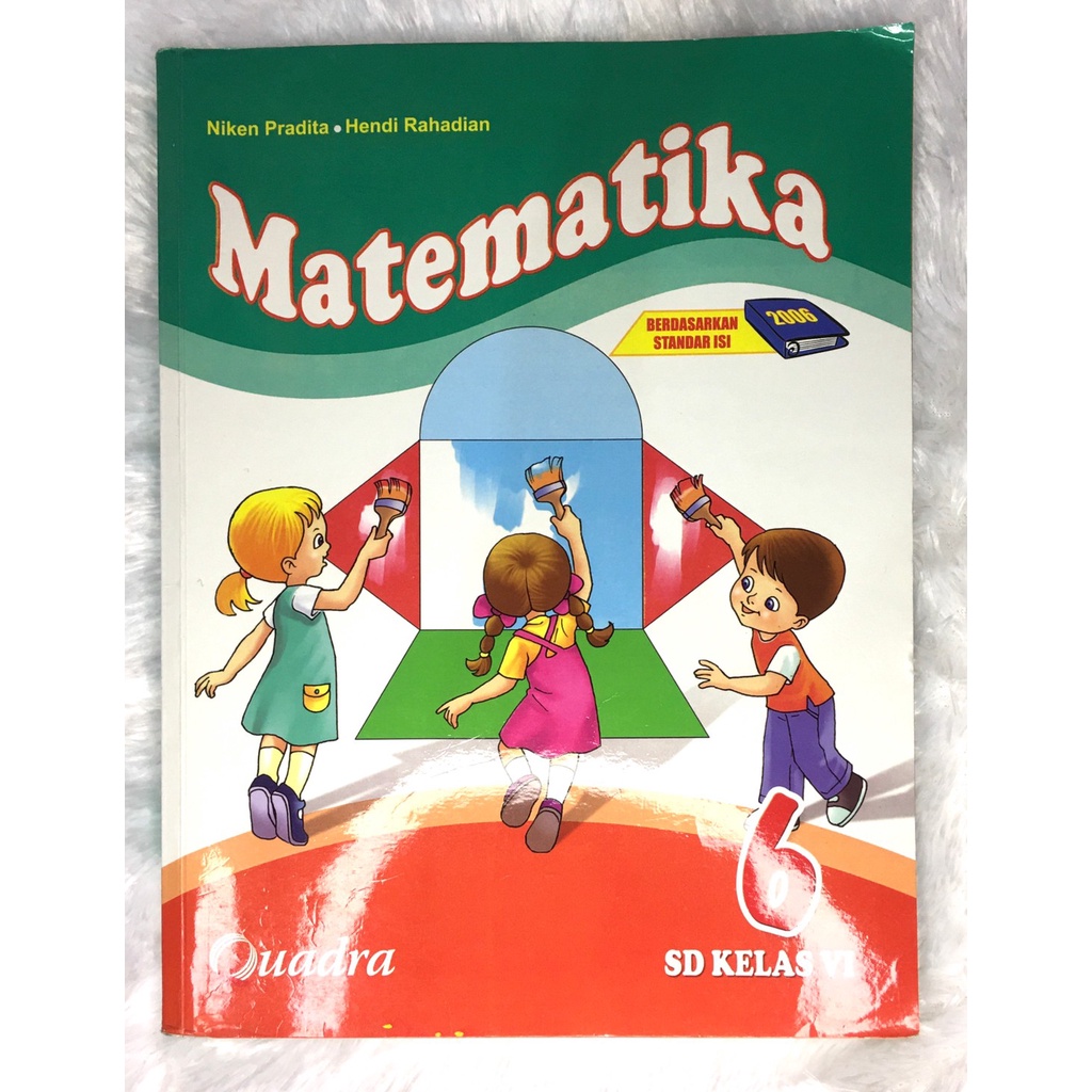 Buku matematika SD kelas 6 / Buku matematika SD kelas VI / Buku cetak matematika kelas 6 BY quadra