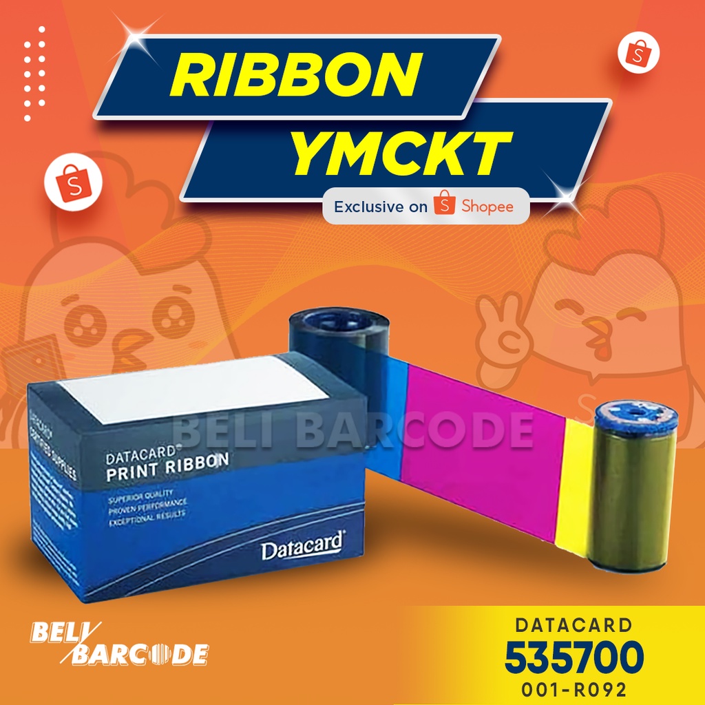 RIBBON COLORS (YMCKT) DATACARD CD168 PN: 535700-001-R092