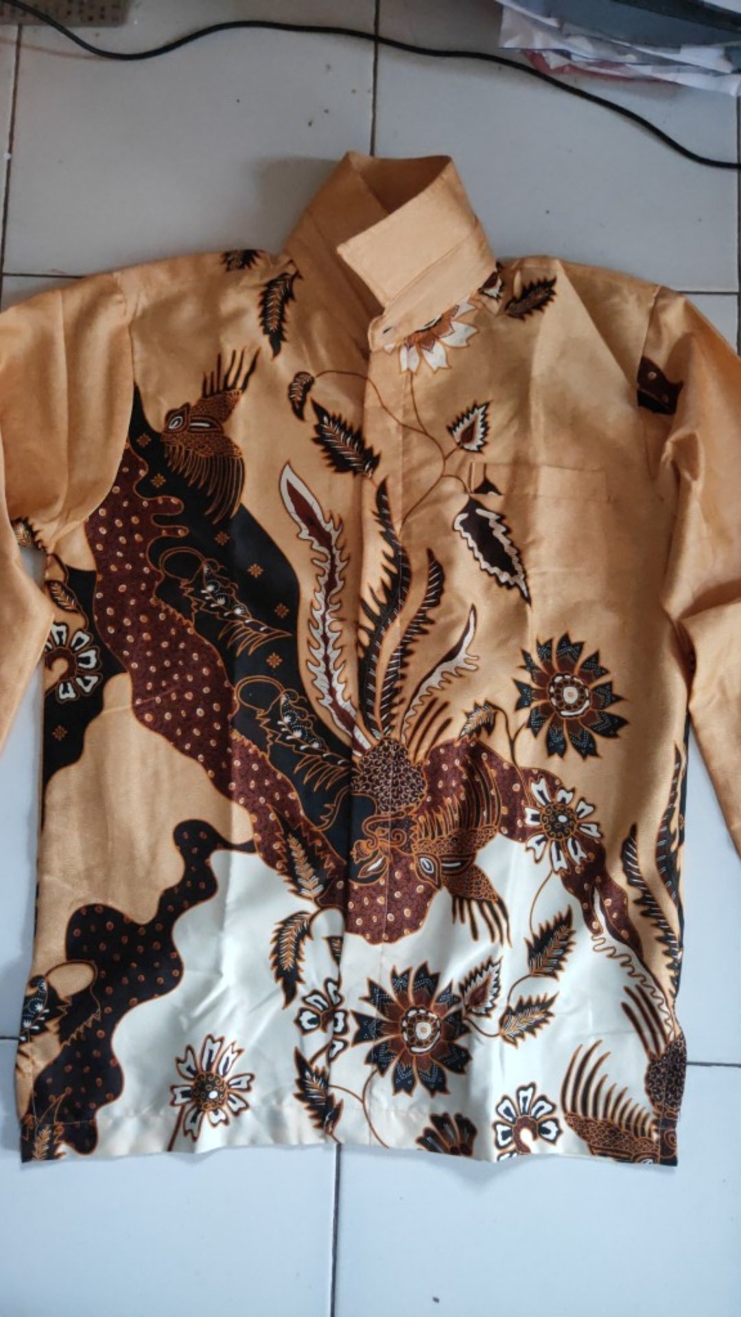 Kemeja Batik Semi Sutra Silky Premium Puring Istimewa