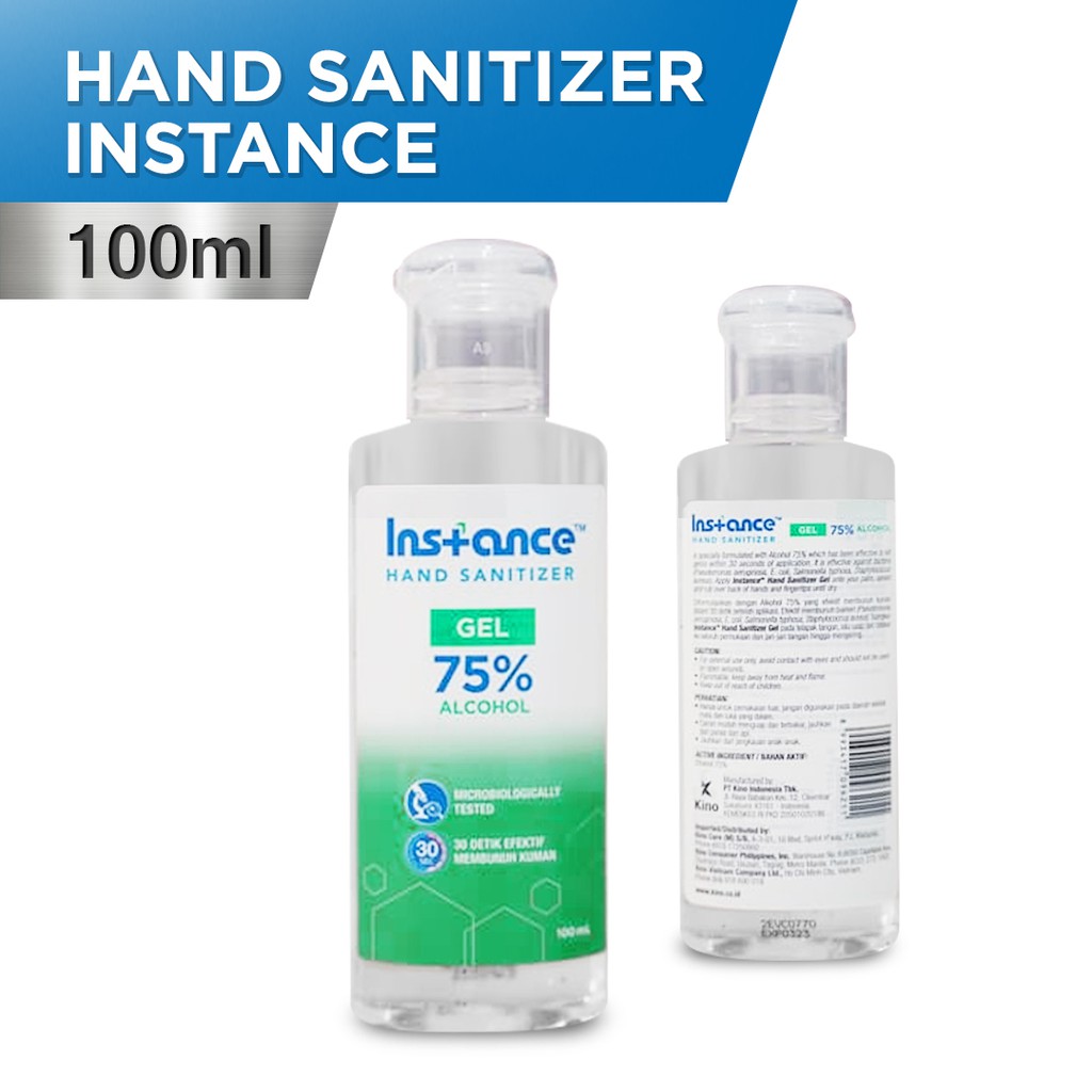 Instance Hand Sanitizer 100 Ml Shopee Indonesia