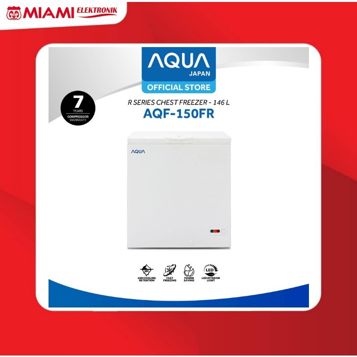 AQUA Japan Chest Freezer AQF-150FR 146 Liter