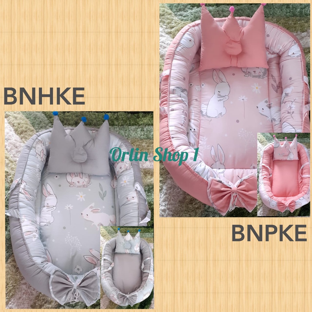 READY STOCK  BABY NEST Set Kelambu/Babynest/Kasur Bayi Kelambu/Kado lahiran premium murah terbaik