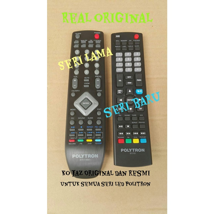 Remote Tv - Remote Tv Led Politron Original
