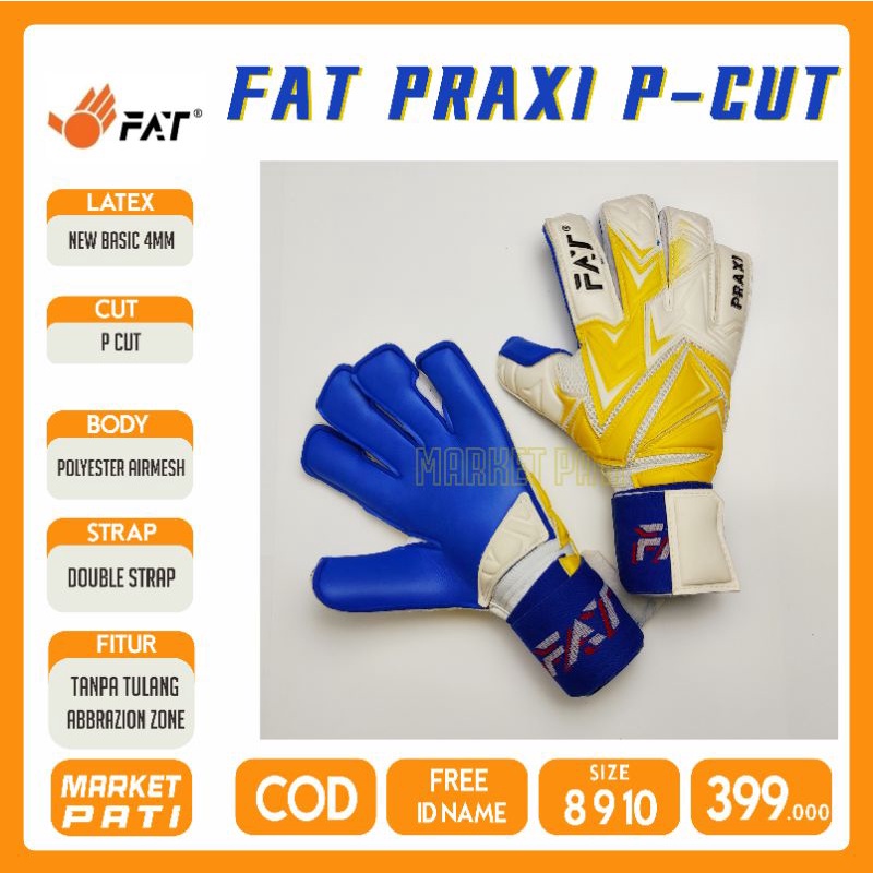 SARUNG TANGAN KIPER  FAT VENOM MEDIUS PRAXI  2022 ORIGINAL
