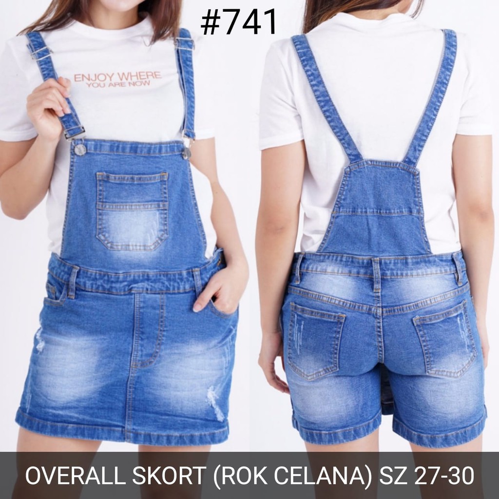 OVERALL SKORT ROK CELANA WANITA