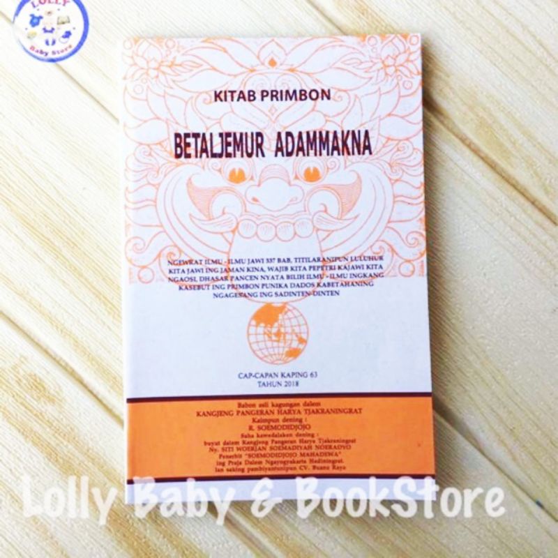 

BUKU PRIMBON BETALJEMUR ADAMMAKNA [ Best Seller ] Bahasa Jawa