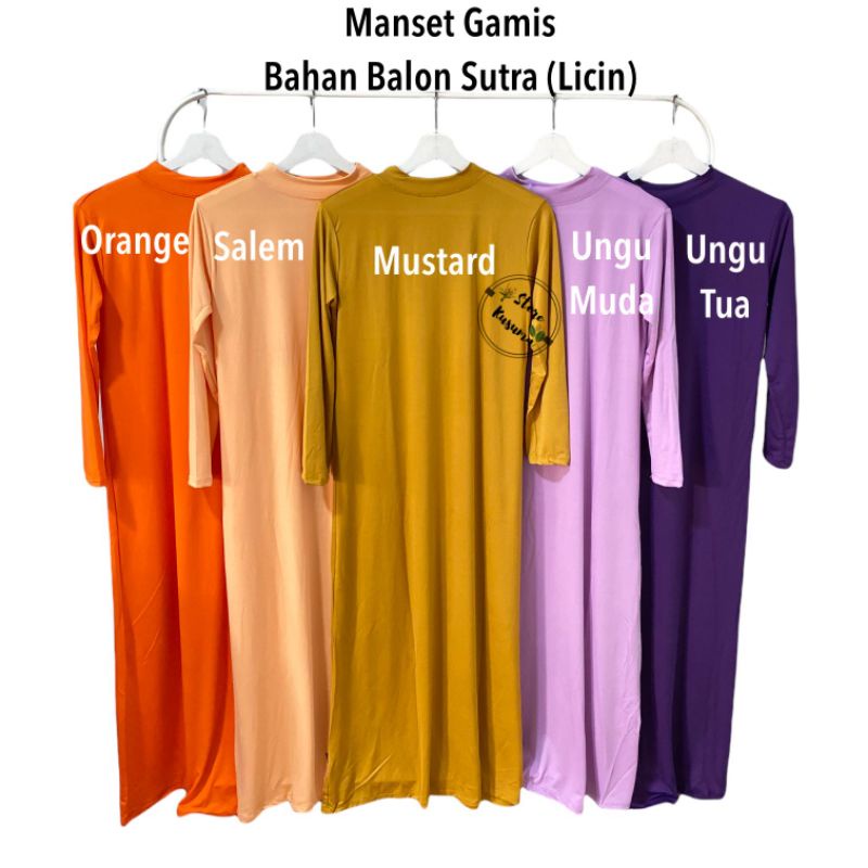 Inner Gamis Murah bahan Balon Sutra Licin