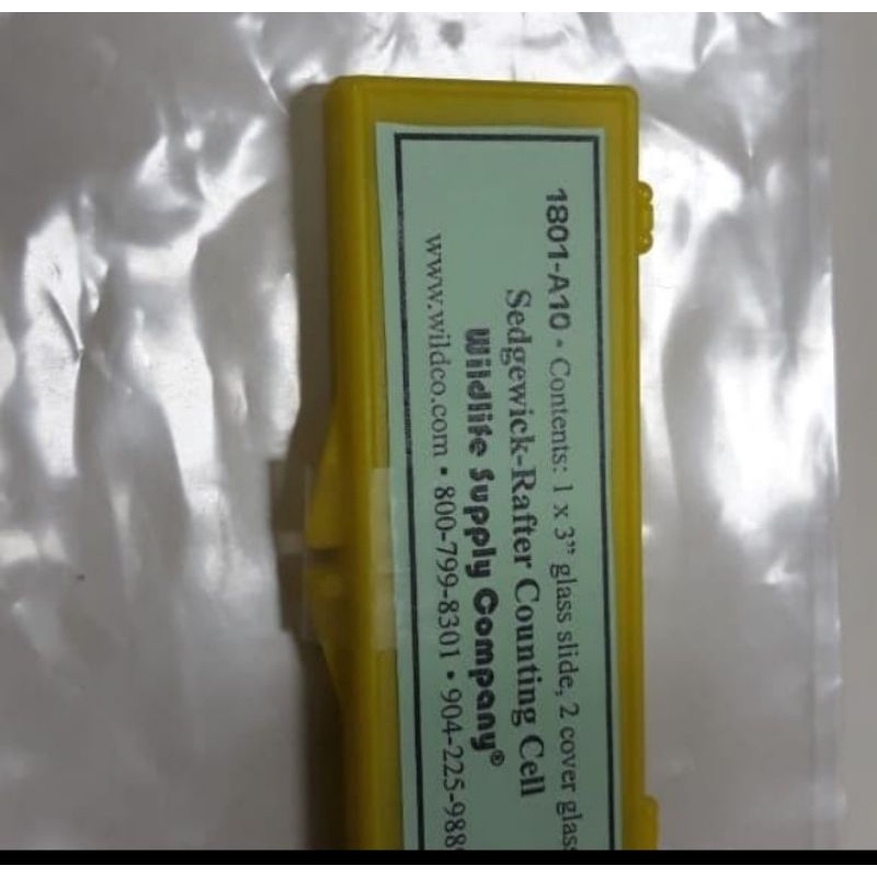 Sedgewick Rafter Counting Cell Non Gridded WildCo 1801-A10