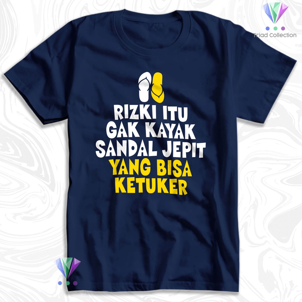 Tshirt Baju Kaos Distro RIZKI TIDAK TERTUKAR / Kaos Distro Pria Wanita