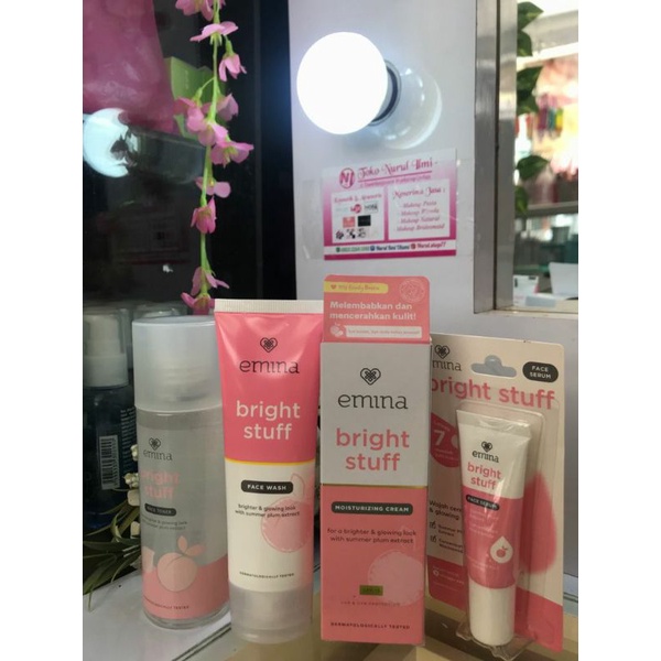 [ COD ] PAKET EMINA BRIGSTUF/ serum ampoule emina/ cream emina brigstuf/ Toner emina