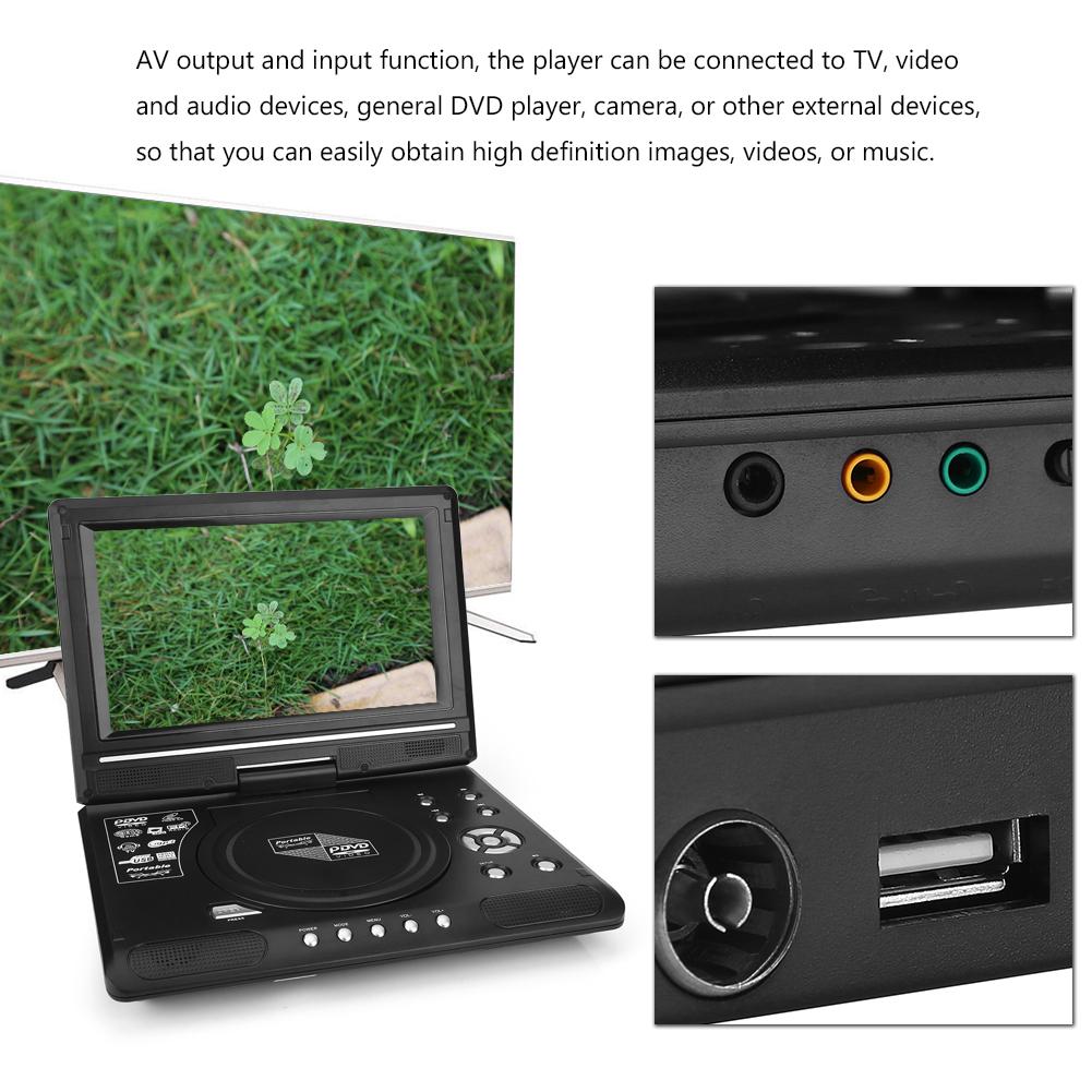 Layar LCD HD 9.8 '' DVD Player Game TV FM Radio | Shopee