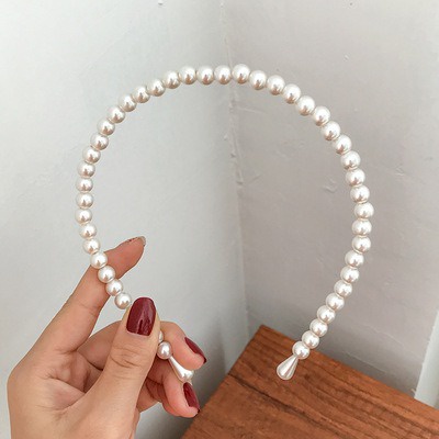 AC005 Bando Mutiara Pearl Headband Korea