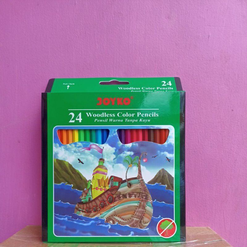 

Pensil Warna 24 warna Panjang Joyko-CP104