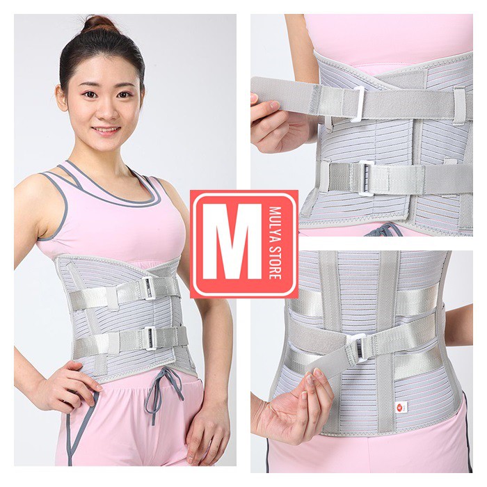 Lumbar Sacro Support Korset LSO Penyangga Tulang Belakang Sakit Nyeri Pinggang Lumbal Brace