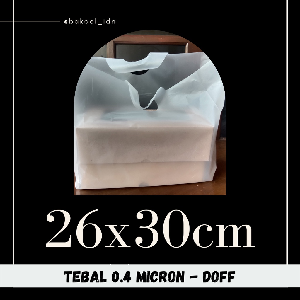 Tas Plastik Serbaguna Bungkus Dus Brownies Bolu Gulung Doff Kuat Dan Aman