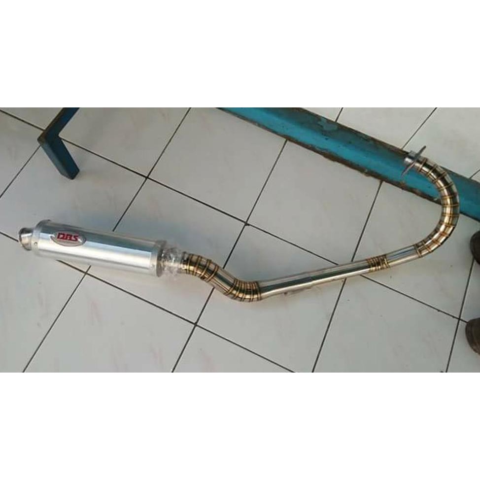 Racing Knalpot Racing Dbs Kerut2 Fullsystem Header Leher Full Cacing Type C All Motor 150Cc Vixion