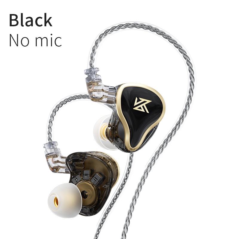 Kz Zas 7ba 1dd 16 Earphone In Ear Hybrid Hifi Bahan Metal Untuk Olahraga