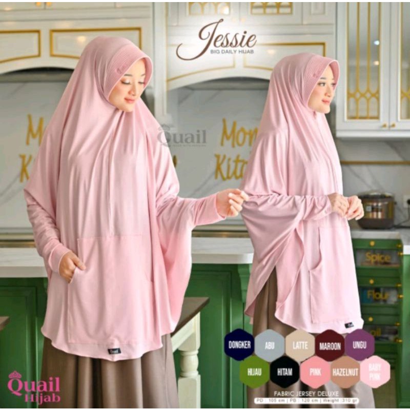 Jessie Quail Hijab/Hijab Jumbo/ORI Quail Hijab