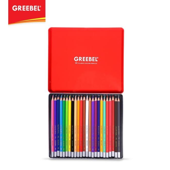 

Greebel 1724 Classic Colour Pencil Tin Case 24 Warna Terbaik Dikelasnya