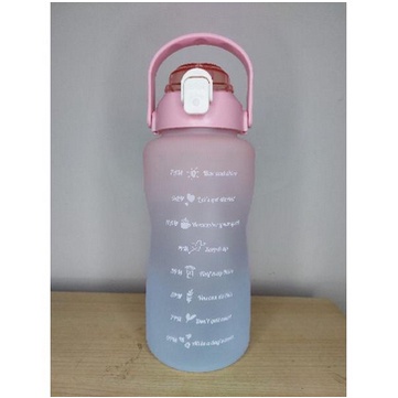 SB168 Botol Minum 2 Liter Motivasi Penanda Waktu / Botol Minum 2000ML Kapasitas Besar