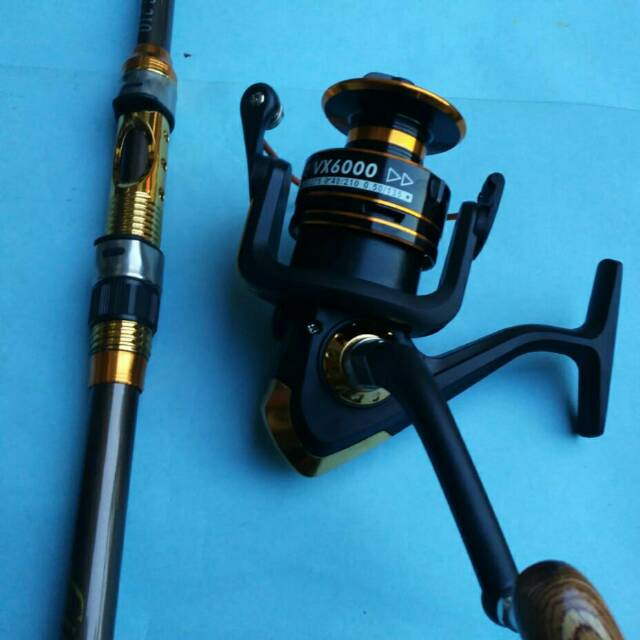 Joran antena laut 2.1 + Reelsking 6000