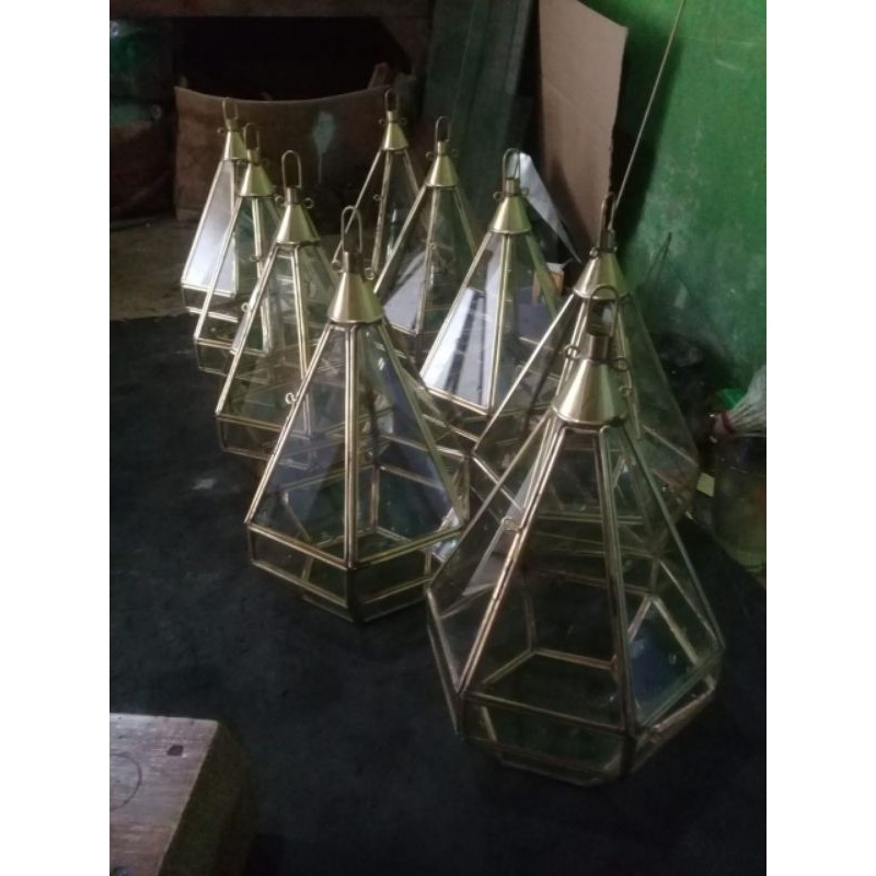 terarium gantung/terarium hias/terarium antik /lampu gantung