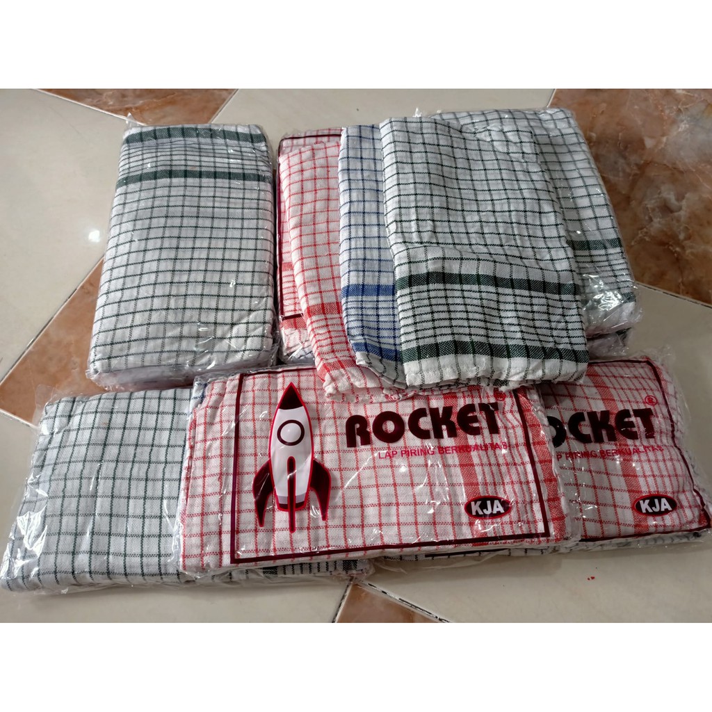 PROMO !!! 1 LUSIN SERBET / KAIN LAP / SERBET MERK ROCKET