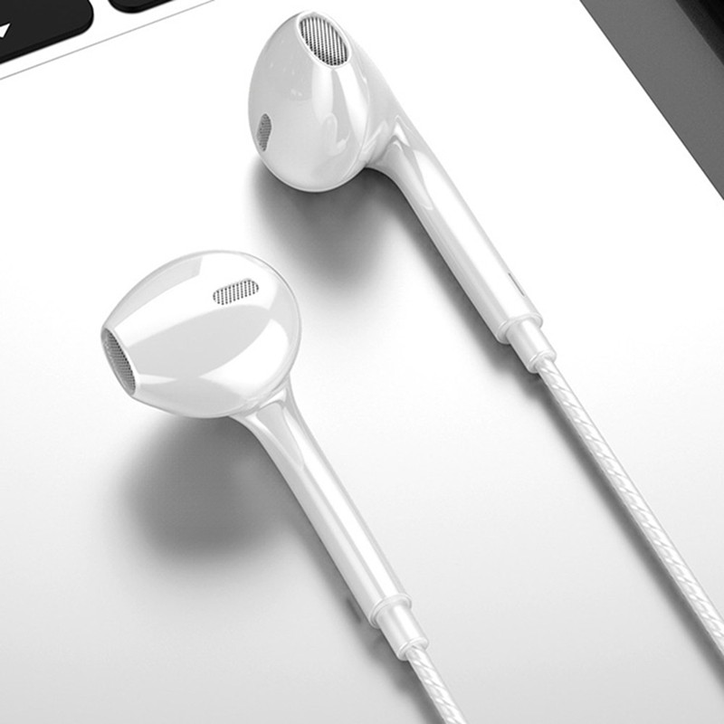 (Buy 1 get 1 Free) Headset Earphone Kabel Stereo Bass Untuk Smartphone