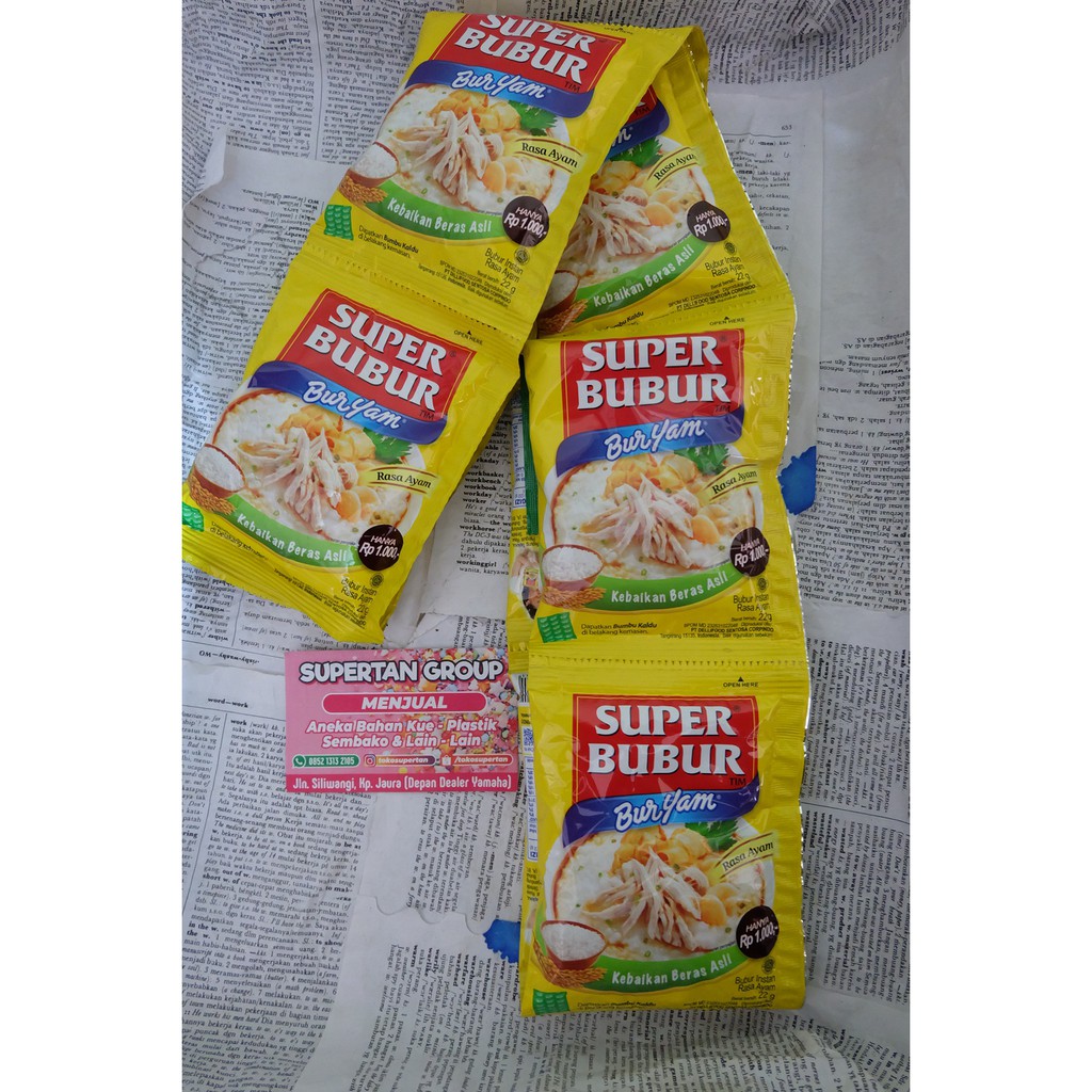 

SUPER BUBUR BURYAM RASA AYAM ( 1 RENCENG 10 PCS)