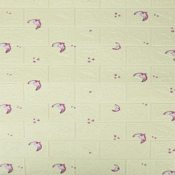 Wallpaper Foam 3D Stiker Dinding Dekorasi Minimalis Rumah Motif Lucu Ukuran 70 x 77 cm-7