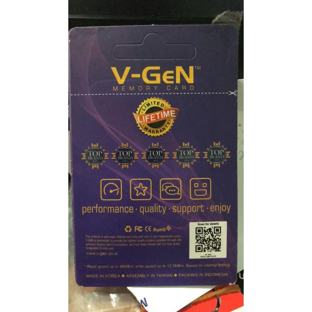 Micro Sd Vgen 32 Gb Class 6