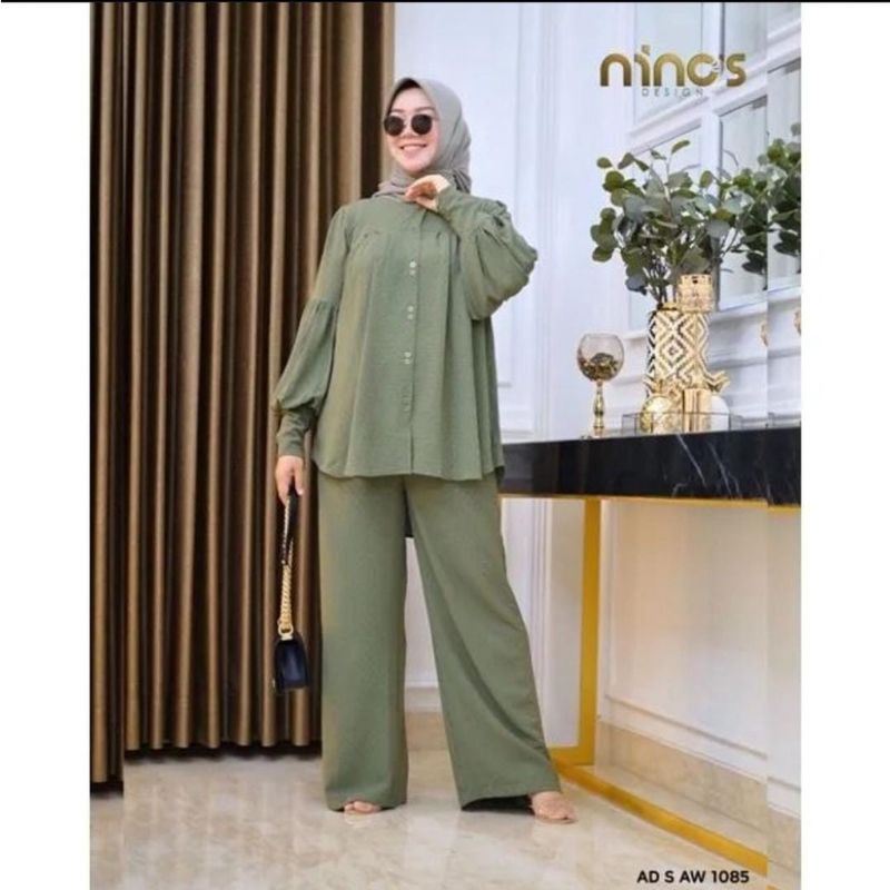 SETELAN POLOS WANITA/_Oneset Polos wanita NABILA SET